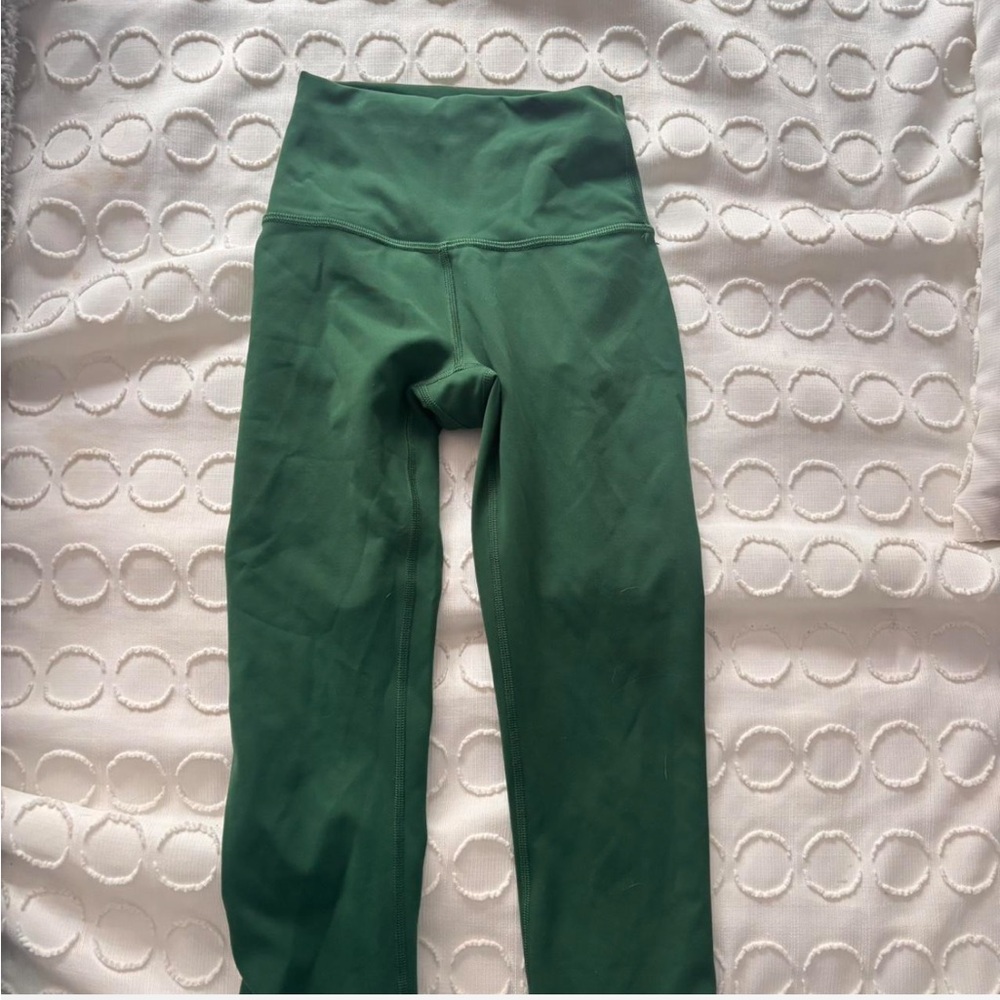 Green lululemon size 0 leggings